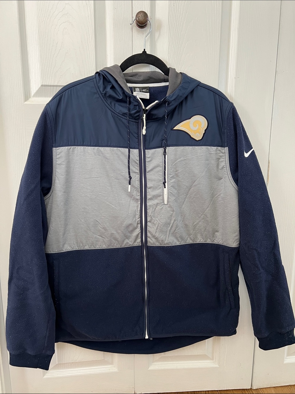 Rare Vintage Los Angeles Rams Therma-Fit NFL Jacket